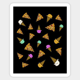 Pizza & Ice Cream Sticker